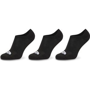 Sada 3 párů nízkých ponožek unisex The North Face Multi Sport Invisible Sock 3P NF0A8BRAJK31 Černá