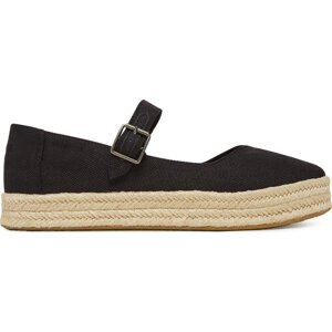 Espadrilky Toms Carolina Mary Jane 10021878 Černá