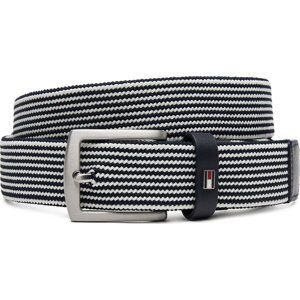 Pánský pásek Tommy Hilfiger Denton Elastic 3.5 AM0AM13354 Tmavomodrá