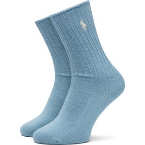 Dámské klasické ponožky Polo Ralph Lauren 455921921001 Modrá