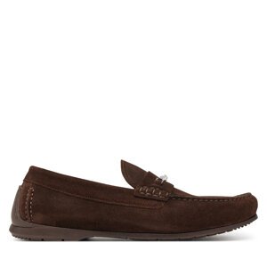Mokasíny Calvin Klein Driver W/ Ny Bit Sue HM0HM01759 Hnědá