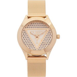 Hodinky Guess Glitz Plaque GW0835L2 Zlatá
