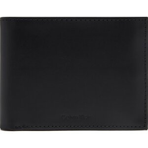 Pánská peněženka Calvin Klein Ck Premium Trifold 10Cc W/Coin K50K512849 Černá