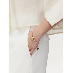 Náramek Guess JUBB05 134JW Zlatá