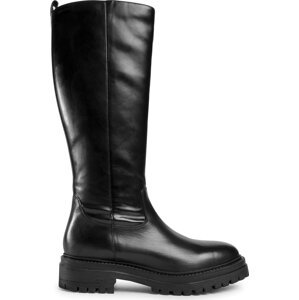 Kozačky ve vojenském stylu Geox D Iridea C D04HRC 05443 C9999 Černá