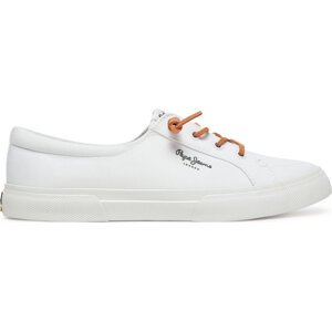 Tenisky Pepe Jeans Kenton Block W PLS31590 Bílá