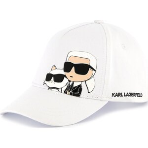 Kšiltovka KARL LAGERFELD Z30393 Bílá