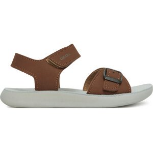 Sandály Geox J Lightfloppy J45GQD 32 C6777 M Hnědá
