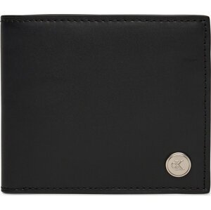 Pánská peněženka Calvin Klein Jeans Jeans Hardware Bifold W/Coin LV04G1004G Černá