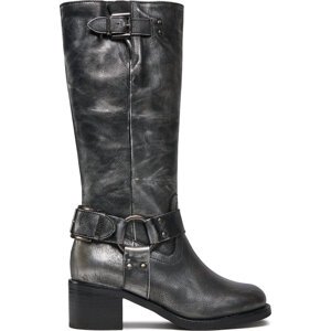 Kozačky Bronx High boots 14291-M Černá