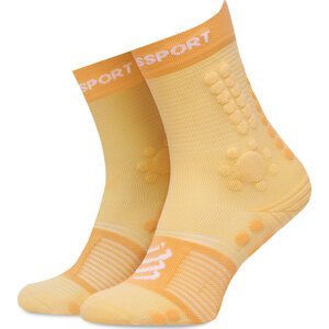 Klasické ponožky Unisex Compressport Pro Racing Socks v4.0 Trail XU00048B Žlutá