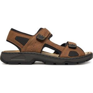 Sandály Rieker 26156-25 Hnědá