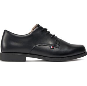 Polobotky Tommy Hilfiger Low Cut Lace Up Shoe T3B4-33174-1355 Černá