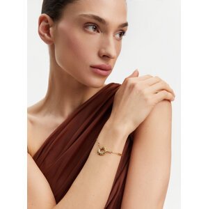 Náramek Guess Just Guess JUBB03 113JW Žluté zlacení