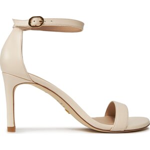 Sandály Stuart Weitzman Nunakedstraight S6759 Écru