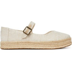 Espadrilky Toms Carolina Mary Jane 10021863 Écru
