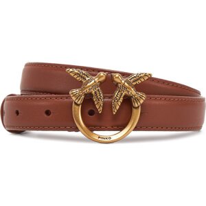 Dámský pásek PINKO Love Berry H2 Belt PE 25 PLT01 100143 A0F1 Hnědá