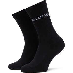 Dámské klasické ponožky JACQUEMUS 21H213AC003-5000 Černá