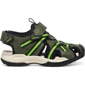 Sandály Geox Jr Borealis J450RB 014ME C3222 M Khaki