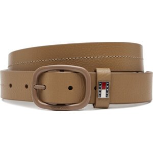 Dámský pásek Tommy Jeans Tjw Oval Tonal 3.0 AW0AW17392 Béžová