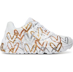 Sneakersy Skechers Uno Lite-Metallic Love 314067L/WTGD Bílá