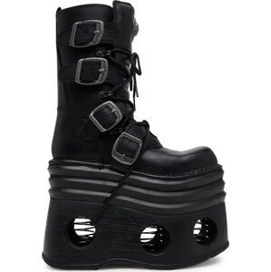 Polokozačky NEW ROCK M-373-C446 Černá