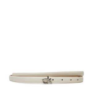 Dámský pásek Calvin Klein Ck Buckle Skinny Belt 1.5 K60K612932 Bílá