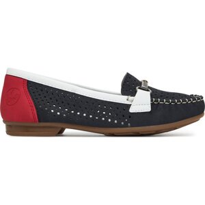 Mokasíny Rieker 40065-14 Tmavomodrá