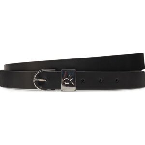 Dámský pásek Calvin Klein Ck Loop Rnd Buckle 2.5_Smooth K60K612936 Černá