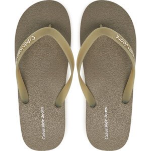 Žabky Calvin Klein Jeans Thong+ Tpu YM0YM01265 Hnědá