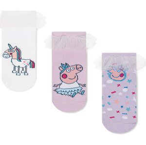 Ponožky Peppa Pig ACCCS-SS25-205PP(3-PACK) Bílá