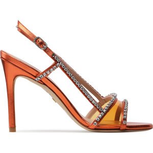 Sandály Stuart Weitzman Mondrian Glam 100 Sa SC242 Oranžová