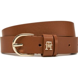 Dámský pásek Tommy Hilfiger Essential Effortless 2.5 AW0AW16836 Hnědá