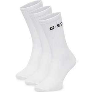 Ponožky G-Star Raw AS_G_STAR_001W_SS25 (3-PACK) Bílá