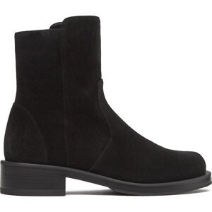 Polokozačky Stuart Weitzman 5050 Bold Zip Btie SG094 Černá