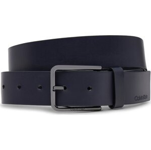 Pánský pásek Calvin Klein Warmth Oiled Grain 35Mm K50K509654 Tmavomodrá