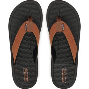 Žabky Skechers Tantric-Copano 205097/BRN Hnědá