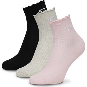 Ponožky Roxy AS_ROXY_01Z_SS25 (3-PACK) Růžová