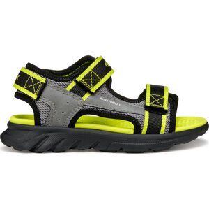 Sandály Geox J Airadyum Bo J45F1B 014ME C0666 S Šedá