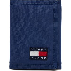 Malá pánská peněženka Tommy Jeans Tjm Ess Daily Nylon Tri Wallet AM0AM13269 Tmavomodrá