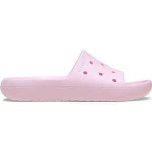 Nazouváky Crocs Classic Slide v2 209401 Růžová