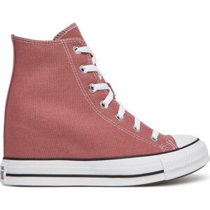 Plátěnky Converse Chuck Taylor All Star Wedge A13832C Růžová