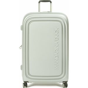 Velký tvrdý kufr Mandarina Duck Logoduck+ P10SZV35466 Silver
