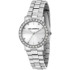 Hodinky KARL LAGERFELD R0553100511 Stříbrná