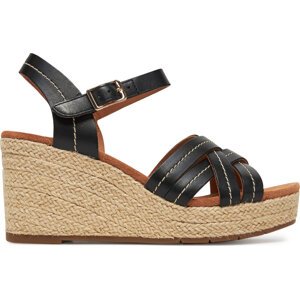 Espadrilky Clarks Sabina Strap 26181462 Černá