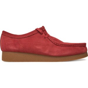Polobotky Clarks Wallabee  26180921 Červená