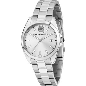 Hodinky KARL LAGERFELD R0553101517 Stříbrná