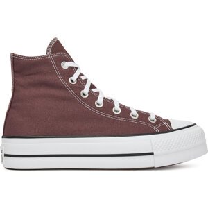 Plátěnky Converse Chuck Taylor All Star Lift Platform A10646C Bordó