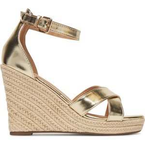 Espadrilky ONLY Shoes Onlamelia-18 Pu Foil Wedge 15335554 Zlatá