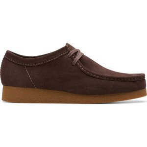 Polobotky Clarks Wallabee EVO 26178279 Hnědá